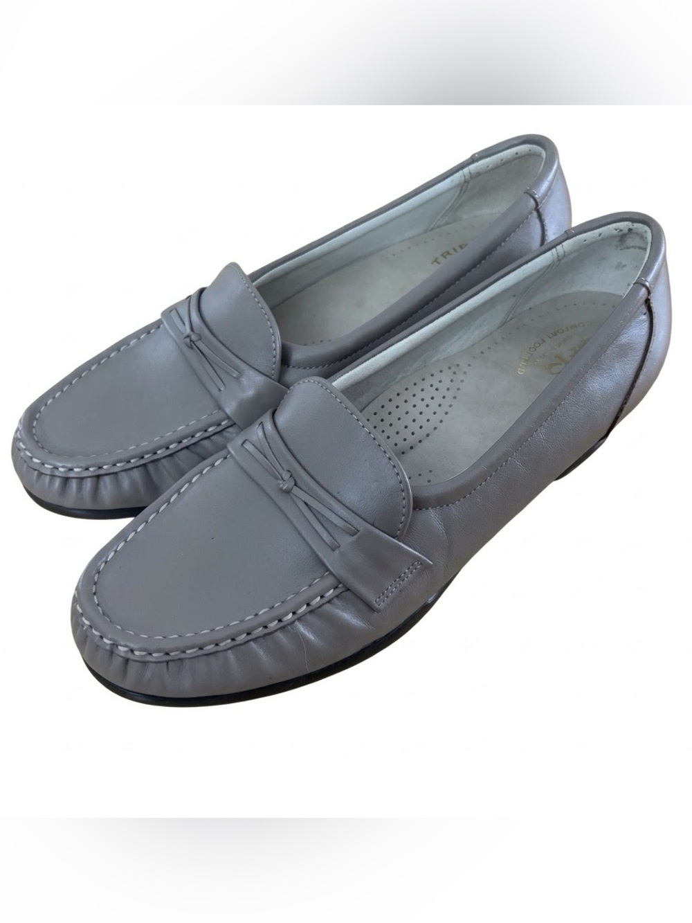 SAS Easier Slip On Loafer Tripad Comfort Women's Size 8 Moccasin Beige Tan